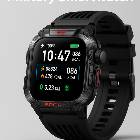 Xiaomi LIGE Military Smartwatch – Bluetooth, Rugged, Long Battery