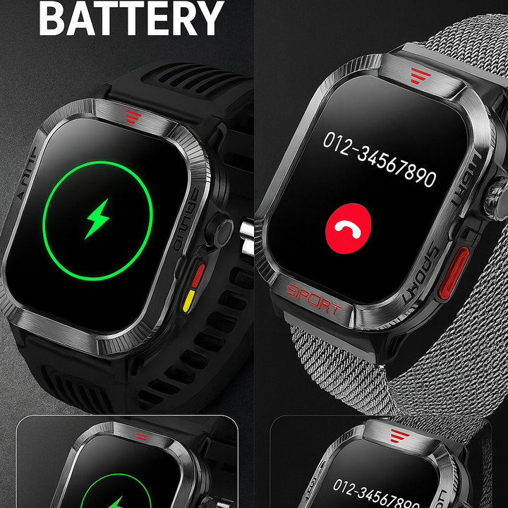 Xiaomi LIGE Military Smartwatch – Bluetooth, Rugged, Long Battery