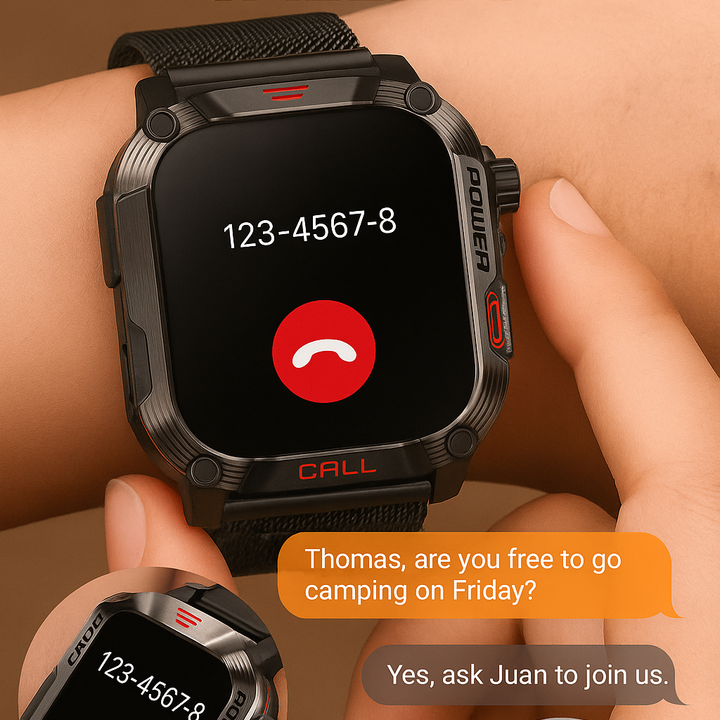Xiaomi LIGE Military Smartwatch – Bluetooth, Rugged, Long Battery