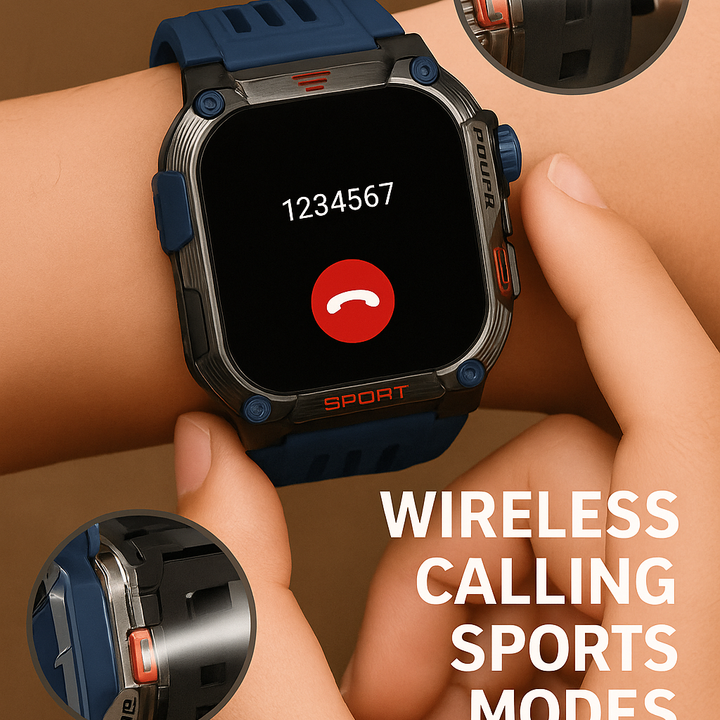 Xiaomi LIGE Military Smartwatch – Bluetooth, Rugged, Long Battery