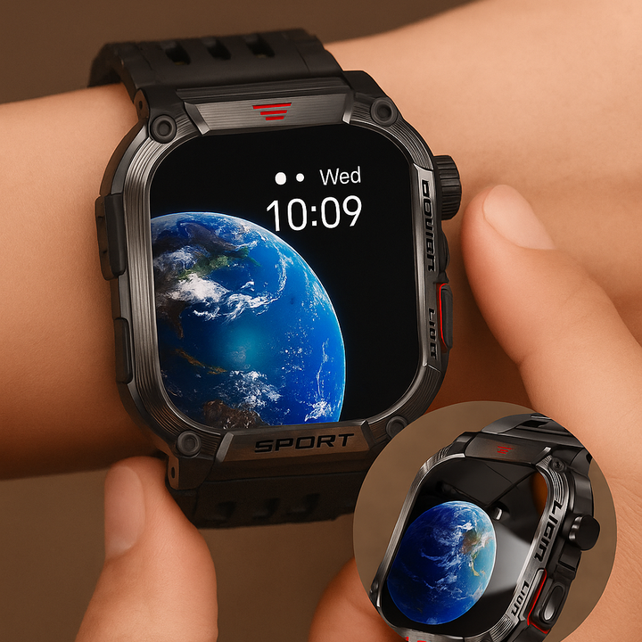 Xiaomi LIGE Military Smartwatch – Bluetooth, Rugged, Long Battery